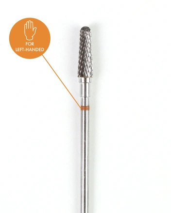 EMI Cone-shaped Carbide Rotary File for Lefties, 4 mm, Medium abrasiveness - накрайник за ел. пила